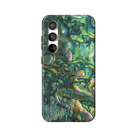 Green Abalone Shell Tough Phone Case for Galaxy S24 - The Urban Flair