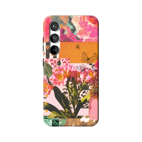 Maximalist Bloom Collage Tough Phone Case for Galaxy S24 - The Urban Flair