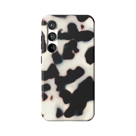 Off White Tortoise Shell Print Tough Phone Case for Galaxy S24 - The Urban Flair