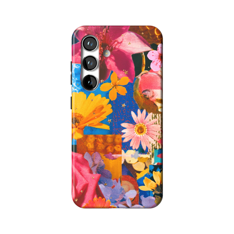 Summer Flower Collage Tough Phone Case for Galaxy S24 - The Urban Flair
