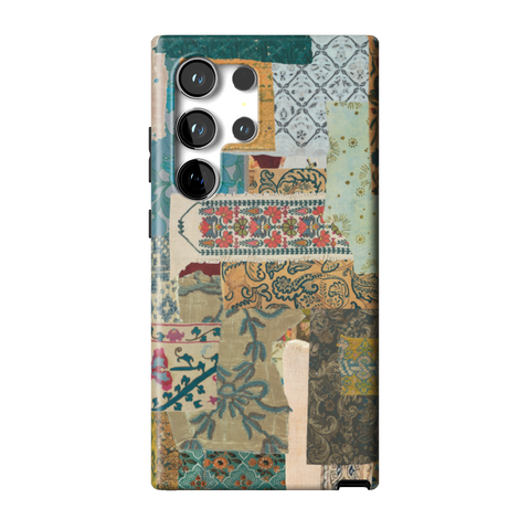 Boho Mixed Media Tough Phone Case for Galaxy S24 Ultra - The Urban Flair
