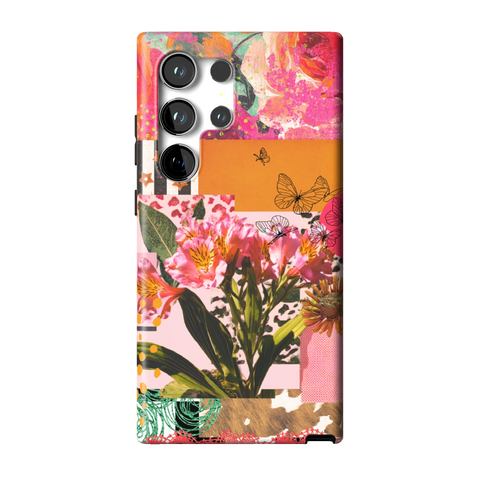 Maximalist Bloom Collage Tough Phone Case for Galaxy S24 Ultra - The Urban Flair