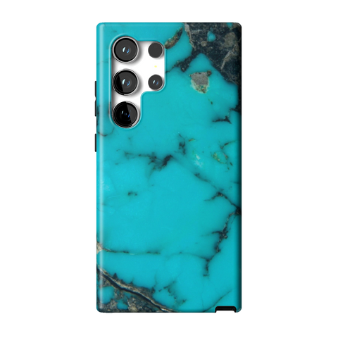 Turquoise Stone Print Tough Phone Case for Galaxy S24 Ultra - The Urban Flair