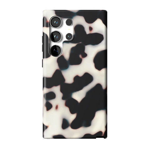 Off White Tortoise Shell Print Tough Phone Case for Galaxy S24 Ultra - The Urban Flair