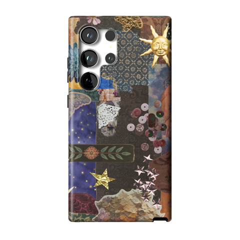 Whimsy Mixed Media Collage Tough Phone Case for Galaxy S24 Ultra - The Urban Flair