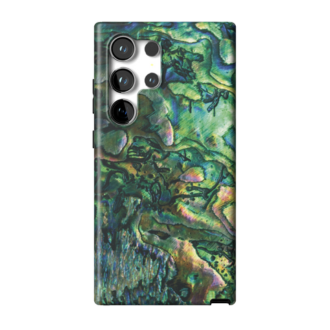 Green Abalone Shell Tough Phone Case for Galaxy S24 Ultra - The Urban Flair