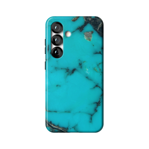 Turquoise Stone Print Tough Phone Case for Galaxy S25 - The Urban Flair