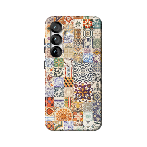 Real Portuguese Tiles Tough Phone Case for Galaxy S25 - The Urban Flair