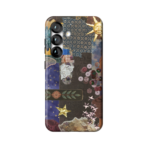 Whimsy Mixed Media Collage Tough Phone Case for Galaxy S25 - The Urban Flair