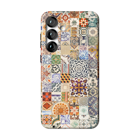 Real Portuguese Tiles Tough Phone Case for Galaxy S25 Plus - The Urban Flair