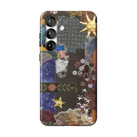 Whimsy Mixed Media Collage Tough Phone Case for Galaxy S25 Plus - The Urban Flair