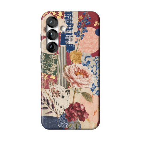 Rustic Botanical Collage Tough Phone Case for Galaxy S25 Plus - The Urban Flair