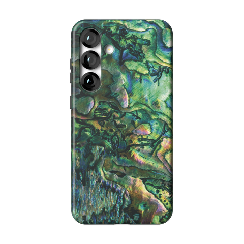 Green Abalone Shell Tough Phone Case for Galaxy S25 Plus - The Urban Flair