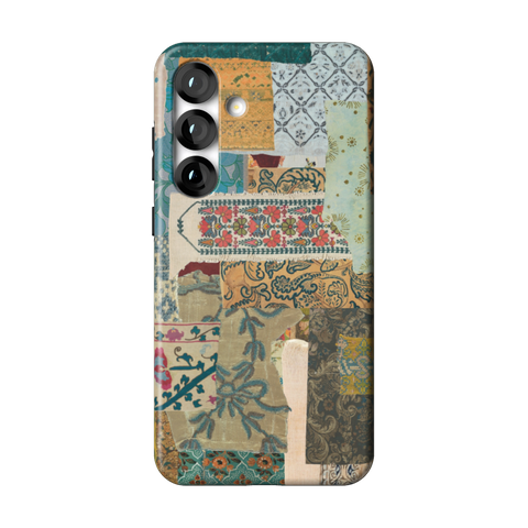 Boho Mixed Media Tough Phone Case for Galaxy S25 Plus - The Urban Flair