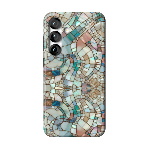 Mermaid Stained Glass Tough Phone Case for Galaxy S25 Plus - The Urban Flair