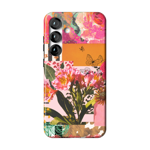 Maximalist Bloom Collage Tough Phone Case for Galaxy S25 Plus - The Urban Flair