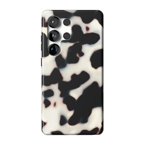 Off White Tortoise Shell Print Tough Phone Case for Galaxy S25 Ultra - The Urban Flair