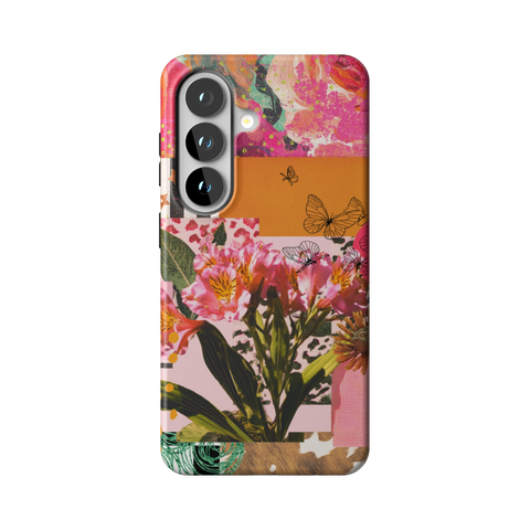 Maximalist Bloom Collage Tough Phone Case for Galaxy S26 - The Urban Flair