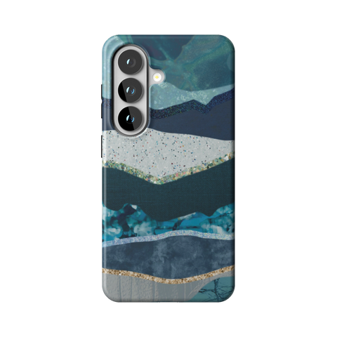 Teal Mountain Landscape Tough Phone Case for Galaxy S26 - The Urban Flair