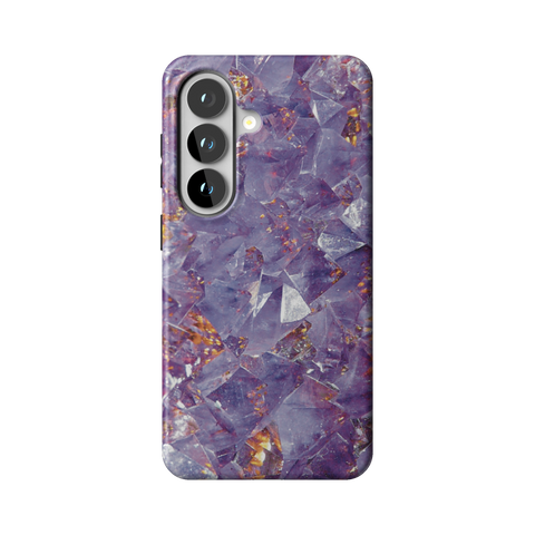Raw Amethyst Crystal Tough Phone Case for Galaxy S26 - The Urban Flair