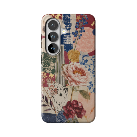 Rustic Botanical Collage Tough Phone Case for Galaxy S26 - The Urban Flair