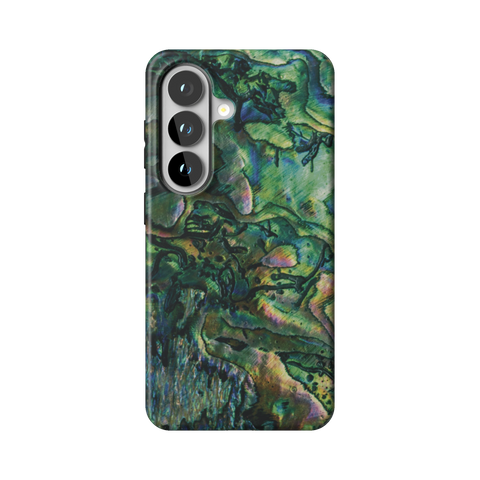 Green Abalone Shell Tough Phone Case for Galaxy S26 - The Urban Flair