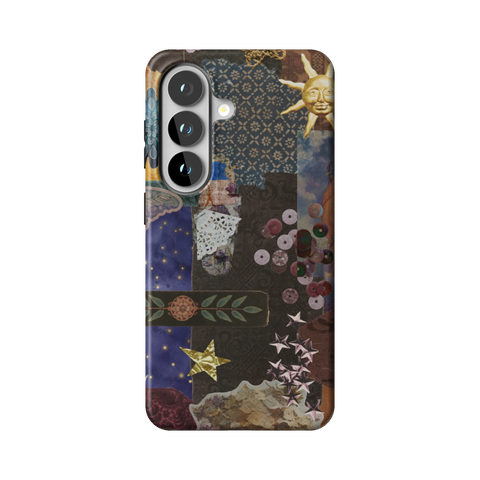 Whimsy Mixed Media Collage Tough Phone Case for Galaxy S26 - The Urban Flair
