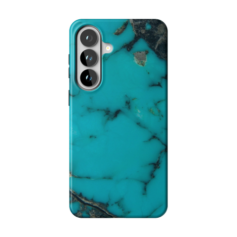 Turquoise Stone Print Tough Phone Case for Galaxy S26 Plus - The Urban Flair