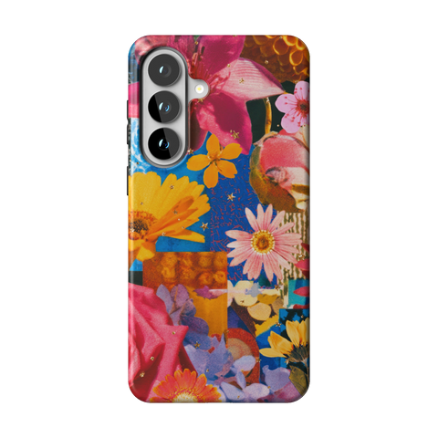 Summer Flower Collage Tough Phone Case for Galaxy S26 Plus - The Urban Flair