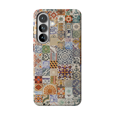 Real Portuguese Tiles Tough Phone Case for Galaxy S26 Plus - The Urban Flair