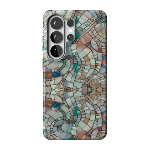 Mermaid Stained Glass Tough Phone Case for Galaxy S26 Ultra - The Urban Flair