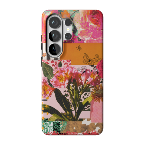 Maximalist Bloom Collage Tough Phone Case for Galaxy S26 Ultra - The Urban Flair