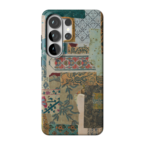 Boho Mixed Media Tough Phone Case for Galaxy S26 Ultra - The Urban Flair
