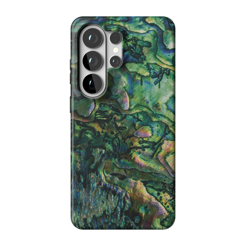 Green Abalone Shell Tough Phone Case for Galaxy S26 Ultra - The Urban Flair