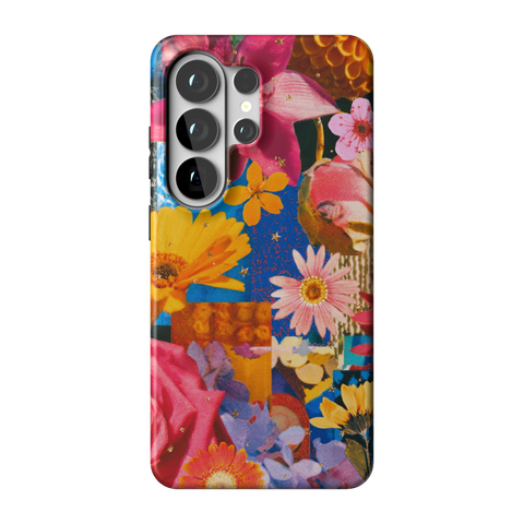 Summer Flower Collage Tough Phone Case for Galaxy S26 Ultra - The Urban Flair