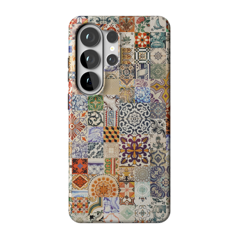 Real Portuguese Tiles Tough Phone Case for Galaxy S26 Ultra - The Urban Flair