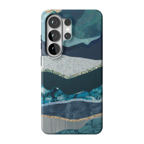 Teal Mountain Landscape Tough Phone Case for Galaxy S26 Ultra - The Urban Flair