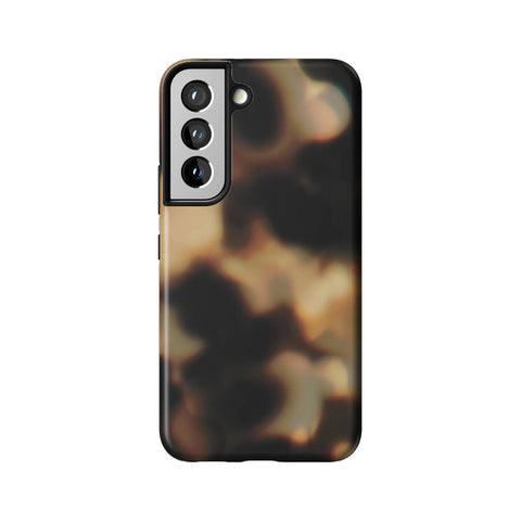 Layered Tortoise Shell Tough Phone Case for Galaxy S22