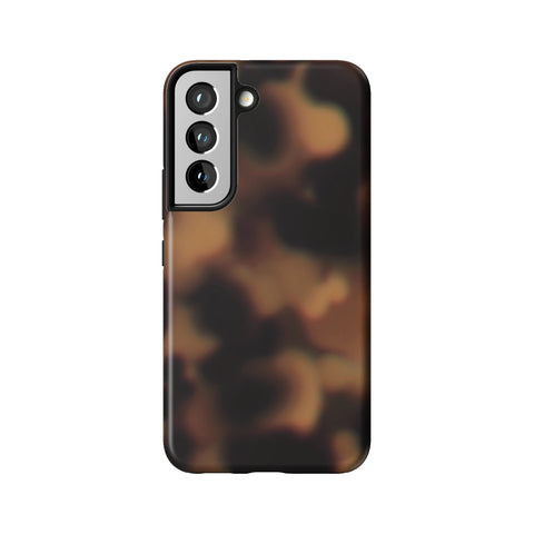 Classic Tortoise Shell Print Tough Phone Case for Galaxy S22