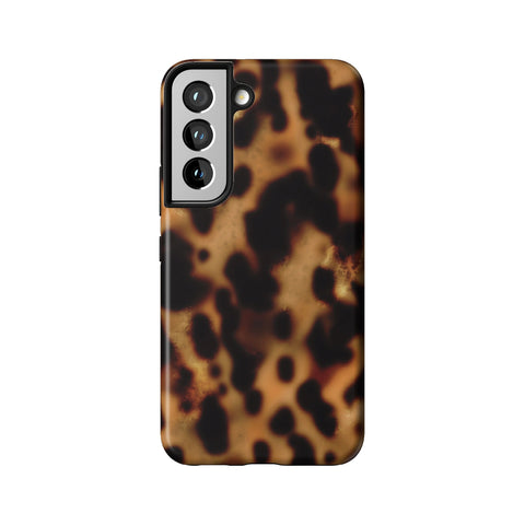 Grunge Tortoise Shell Print Tough Phone Case for Galaxy S22