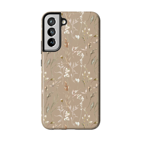 Boho Floral Tough Phone Case for Galaxy S22 Plus