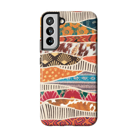 Abstract Southwestern Prints Tough Phone Case for Galaxy S22 Plus