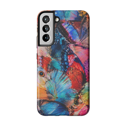 Colorful Butterfly Moth Wings Tough Phone Case for Galaxy S22 Plus