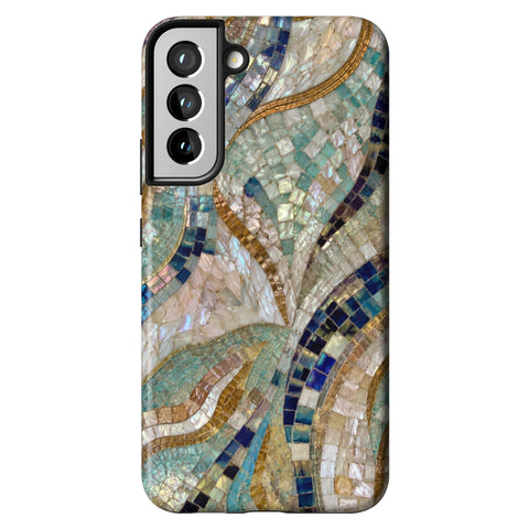 Sea Goddess Mosaic Print Tough Phone Case for Galaxy S22 Plus