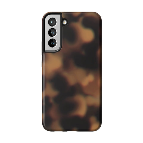 Classic Tortoise Shell Print Tough Phone Case for Galaxy S22 Plus