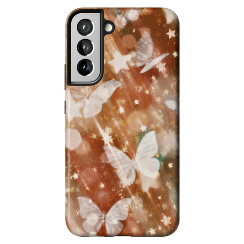 Terracotta Butterfly Tough Phone Case for Galaxy S22 Plus