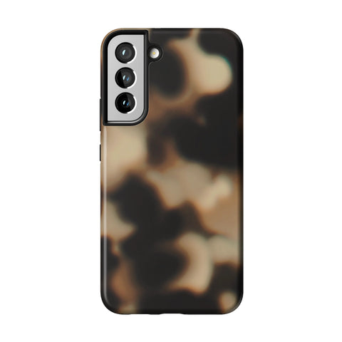 Creamy Tortoise Shell Tough Phone Case for Galaxy S22 Plus