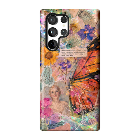 Monarch Collage Tough Phone Case for Galaxy S22 Ultra