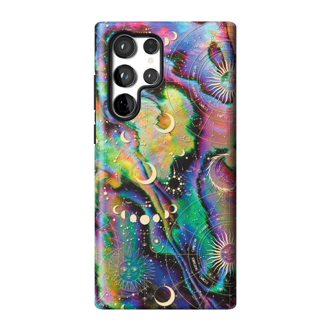 Celestial Zodiac Tough Phone Case for Galaxy S22 Ultra