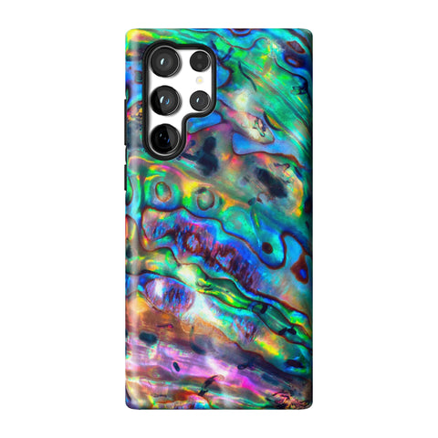 Abalone Shell Tough Phone Case for Galaxy S22 Ultra